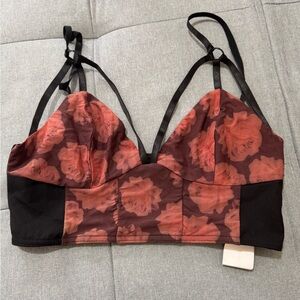 Evil Twin Black and Red Bralette